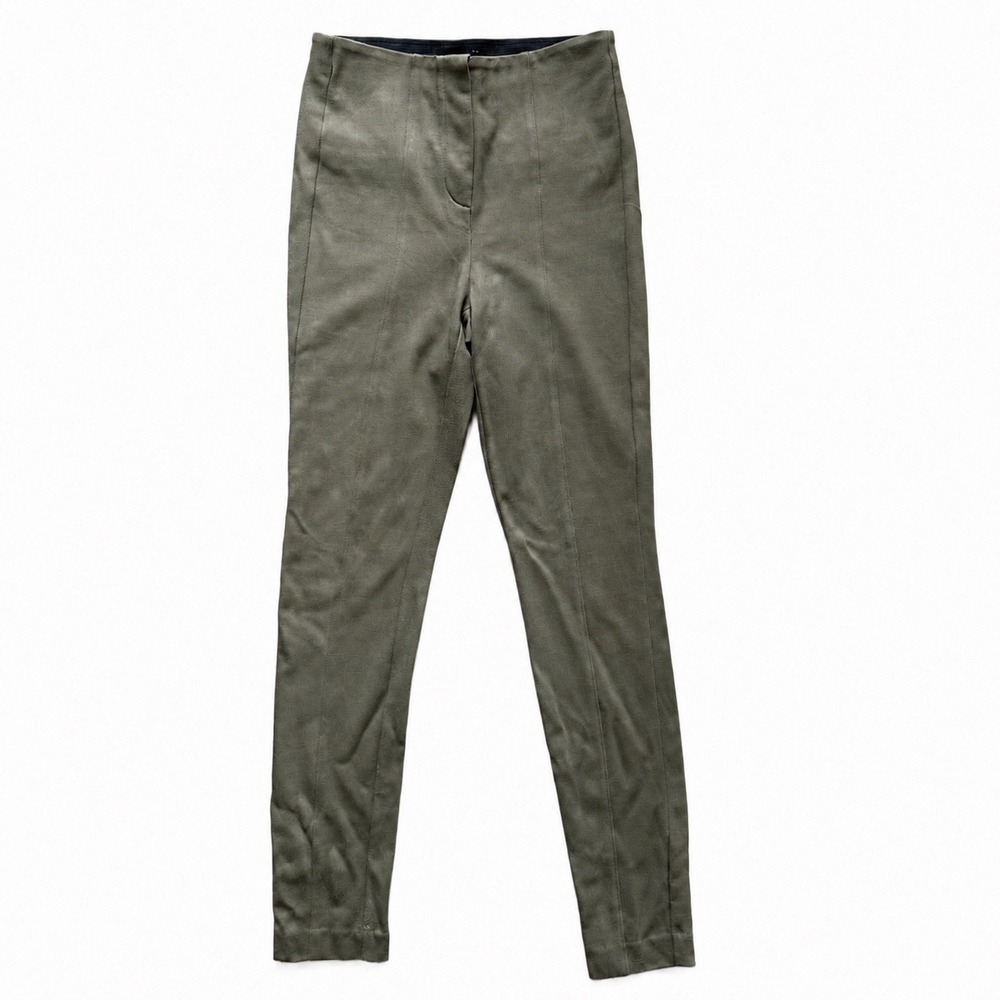 RW&CO Olive Green High Waisted Skinny Ponte Pants Size XS Womens Slim Fit